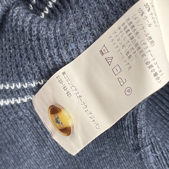 NEW prAna Milani Henley navy nautical striped sweater dress women’s Small - Picture 11 of 14